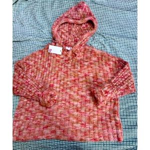 SO Warm Red and Orange Toned Pullover size XL BNWT